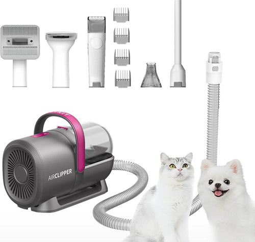 Pet kit - air clipper - pet grooming vacuum kit - hair remover - dog clippers - pet supplies - for cat and dog-0